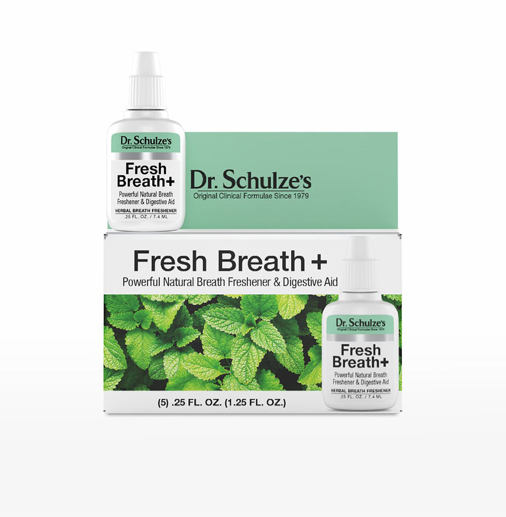 Dr. Schulze's Fresh Breath Plus - 100% natural para mantener el aliento y la boca fresca