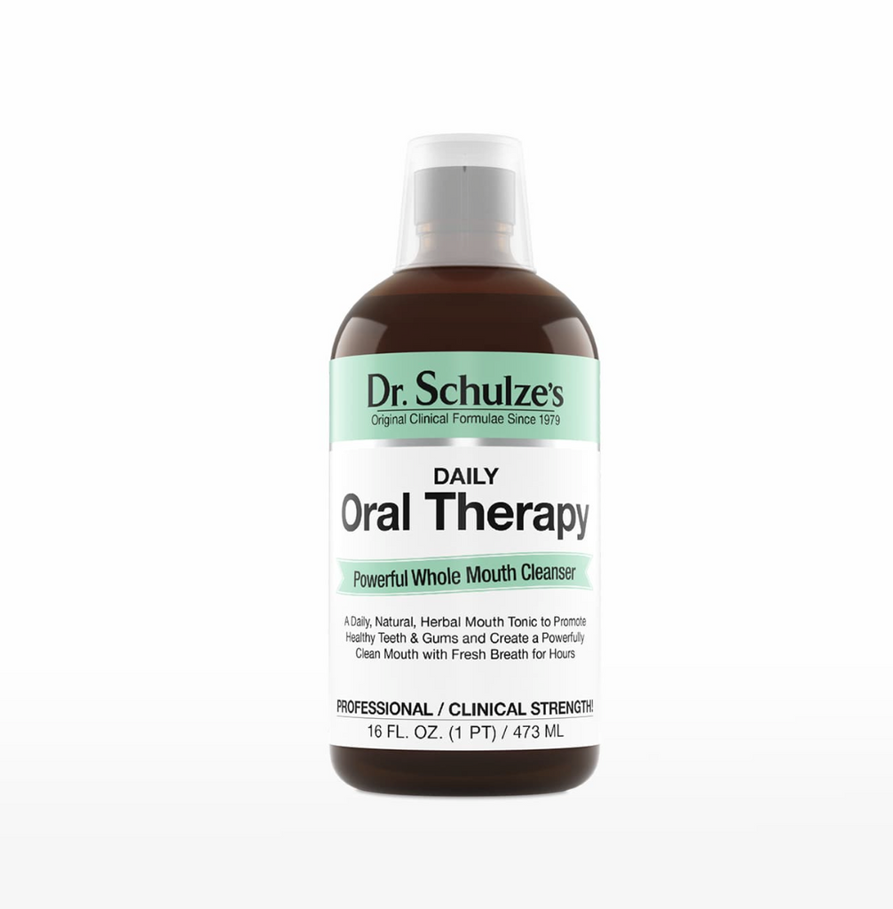Dr. Schulze's Daily Oral Therapy - Enjuague bucal 100% natural a base de hierbas y flores