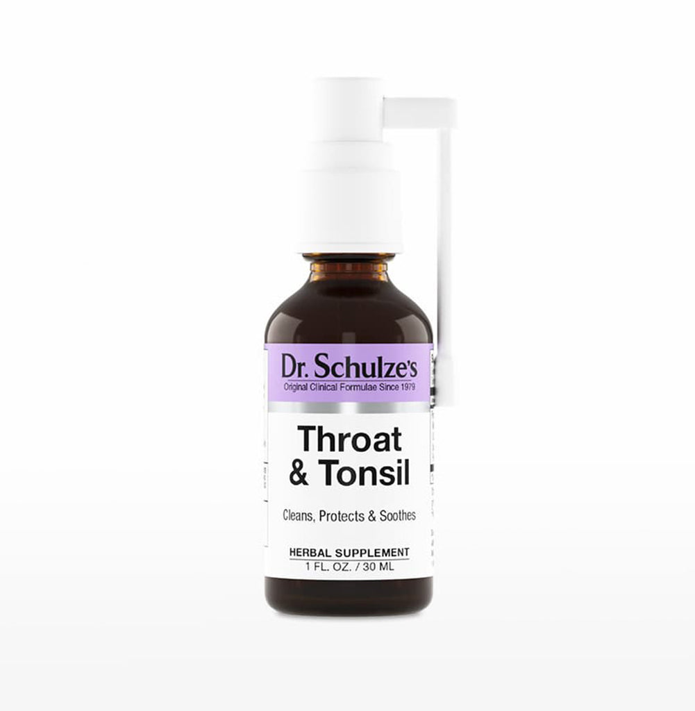 Dr. Schulze's Throat & Tonsil - Tintura y Spray de Garganta y Almendra